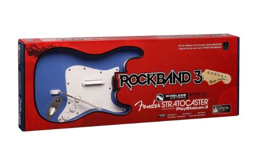 Rock Band 3 - Wireless Fender Stratocaster Guitar Controller for Wii - Blue image 3