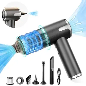 liusoreg Handheld Car Vacuum Cordless 3-in-1 Mini Portable Vacuum Cleaner 9000PA Dust Buster & Air Blower & Hand Held Pump with Multi-Nozzles for Car, Home, Office, Pet
