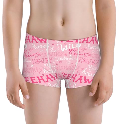 Boys' Cotton Boxer Brief Soft Underwear-Western Cowgirl