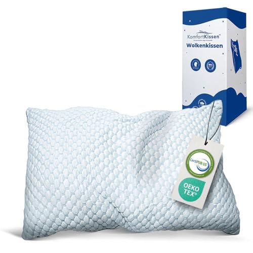MKS Schlafkissen 50x70 mit Memory Schaum und Gel – Kopfkissen mit ergonomischer Nackenstütze – Für Erwachsene, Rückenschläfer und Seitenschläfer – Kühlend, hygienisch, komfortabel MKS Schlafkissen 50x70 mit Memory Schaum und Gel – Kopfkissen mit ergonomischer Nackenstütze – Für Erwachsene, Rückenschläfer und Seitenschläfer – Kühlend, hygienisch, komfortabel