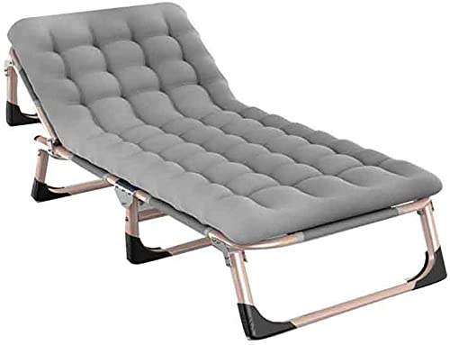 Sedie pieghevoli da esterno reclinabili Sedia a sdraio Sedia a sdraio pieghevole regolabile Sedia da salotto Patio Lounge Chair Chaise Bed Comfort Seat Cuscino Pieghevole Lettino da campeggio per