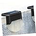 LIFKOME 4Pcs Solar Powered Outdoor Stair Lights LED Step Lamps for Garden Patio Deck Weatherproof Lighting Tool