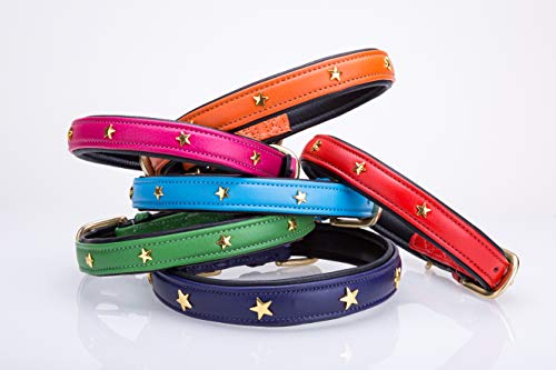 Collier pour chien en cuir rose contre les irritations de cou - 3