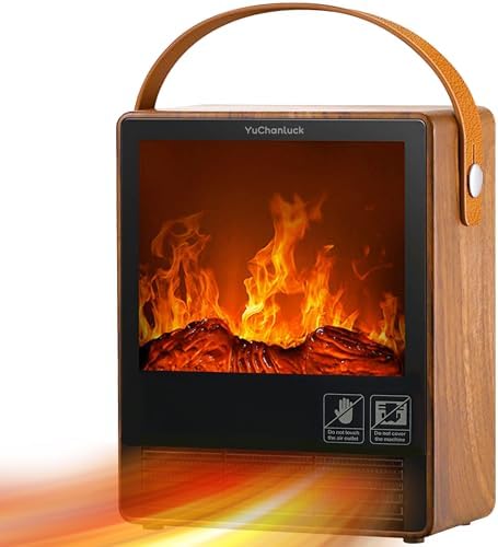 Portable Electric Fireplace Heater 1500W Review