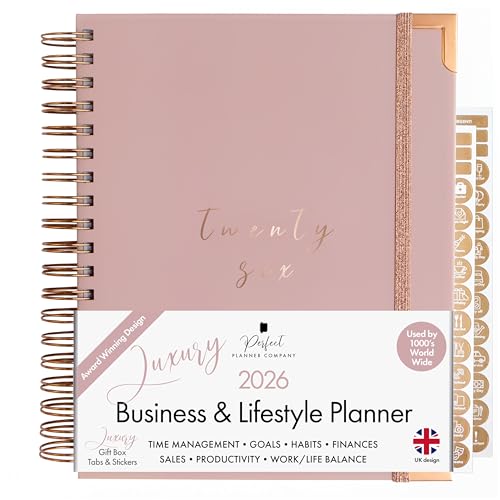 2026 Luxury Business & Lifestyle Planner by Perfect Planner Company