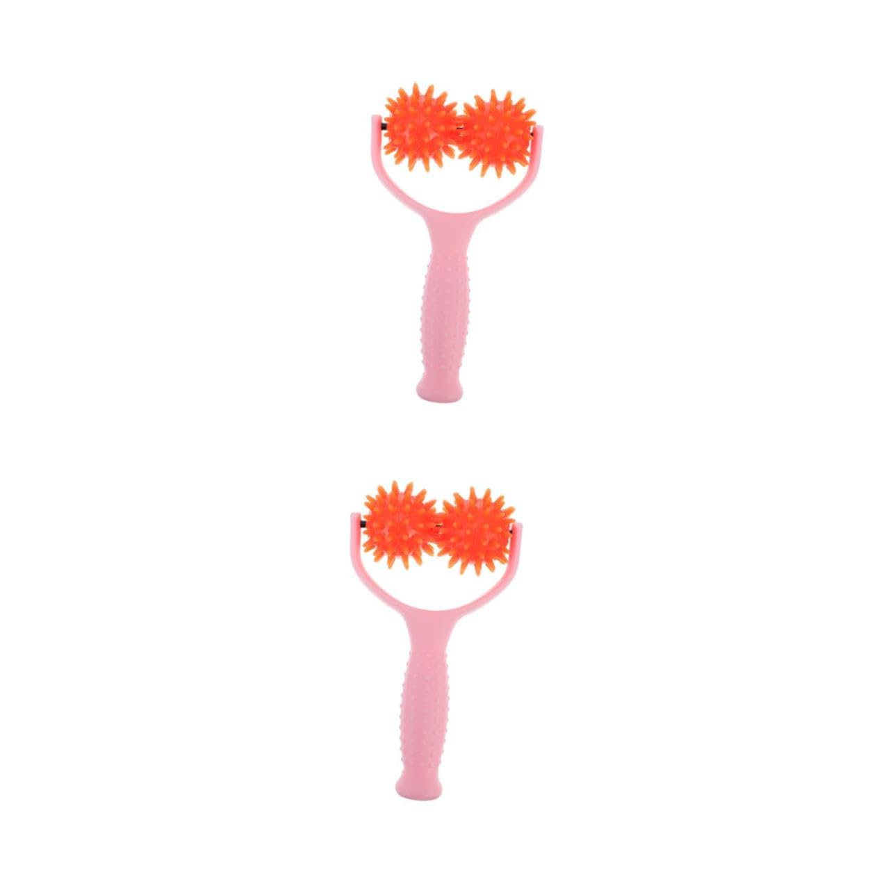 VALICLUD 2pezzi Massaggiatore Muscolare Portatile Per Spalle Roller Massaggiante Rosa Per Relax e Muscolare Strumento Drenante Fitness Per