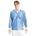 ValuMax 3630CBM Extra-Safe, Wrinkle-Free, Noble Looking Disposable SMS Hip Length Jacket, Ceil Blue, M, Pack of 10