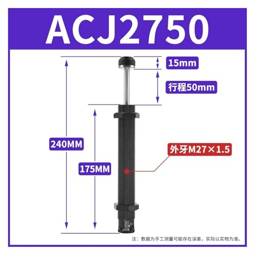Amortisseur pneumatique hydraulique ACJ0806 : haute précision industrielle