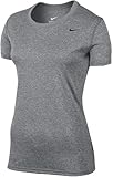 Nike Womens Legend Short Sleeve Crew T-Shirt (as1, Alpha, s, Regular, Regular, Carbon Heather)