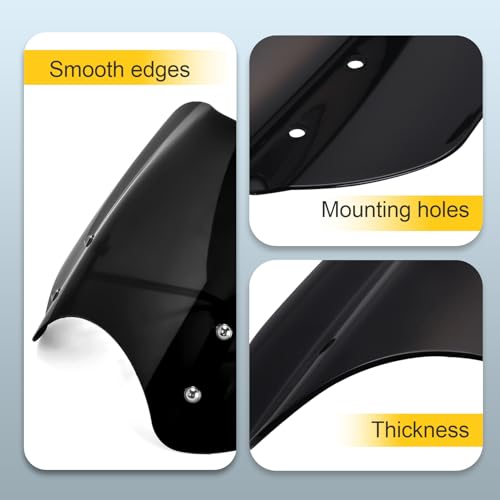 Lorababer Motorcycle Windshield Deflector