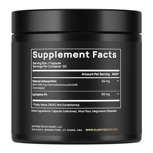 Astaxanthin 24mg + Lycopene 50mg Clinical Strength