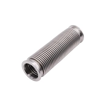 1pc KF16 KF25 KF40 KF50 304 Stainless Steel KF Vacuum Bellows Flexible Hose Pipe Fitting for Pump Size KF40, Color 400mm