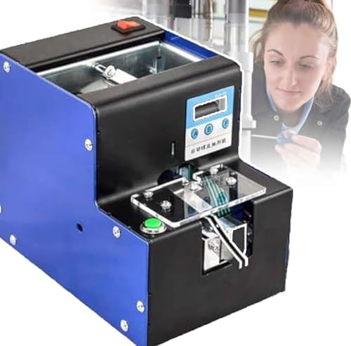 Automatic Screw Feeder with LCD Display & Counter, Adjustable Rail for Efficient Screw Packaging in Industrial Applications