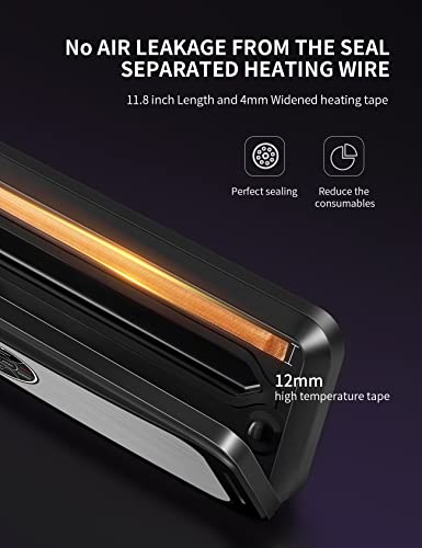 Vacuum Sealer Machine,Automatic Food Vacuum Sealer, Easy To Use, Vacuum Sealers Air Sealing System For Dry & Moist Food Storage, Cotton-Candy-Makers #TOP6