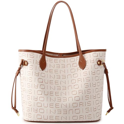 Queenoris Designer Tote Bag for Women, Top Handle Purses Satchel