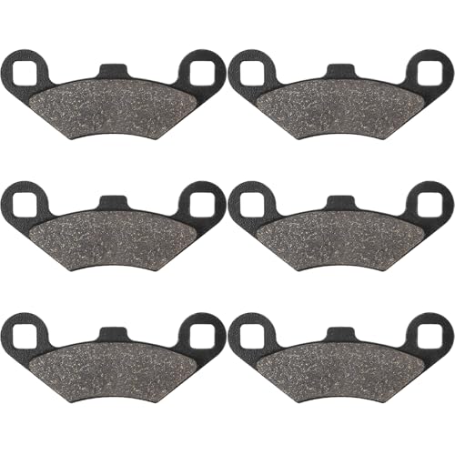 LOCOPOW 2202412 Front & Rear Brake Pads for Polaris Hawkeye 300 Predator 500 Sportsman 300 400 500 HO 800 570 Scrambler Magnum 325 330 Trailblazer 250 330 Trail Boss BIg Boss Xpedition 325 425 Xplorer