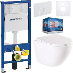 sanicomfort – sanicomfort Geberit Duofix Basic Wand-WC Komplettset Aliki s