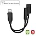 Produktbild Kopfhörer Adapter für iPhone X Aux Adapter 3,5mm Klinke Dongle Splitter Audio und Lade Adapter für iPhone 11/8/8P/7/7P/X/XR/XS/XS MAX zubehör Kabel zum Aux Audio Anschluss Unterstützung iOS12 Schwarz