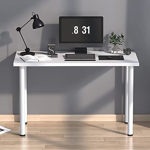 RiouPsithuric Escritorio de computadora Moderno y Sencillo: Mesa Robusta para Oficina en casa y Juegos en Espacios pequeños, 120 x 61 x 73 cm, Color Negro: estación de Trabajo y Estudio Ideal pa