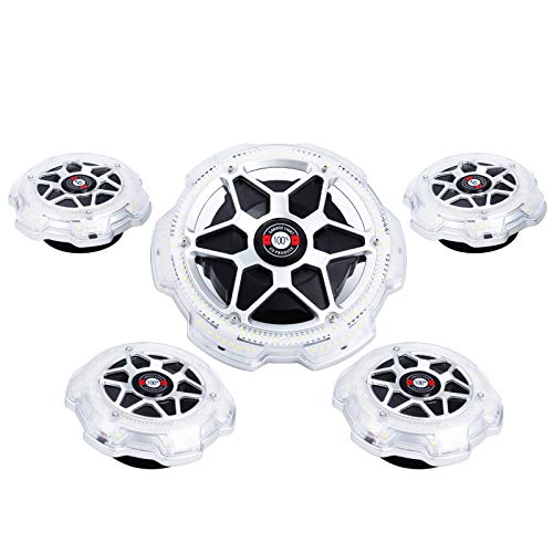 QJB Led Garage Ceiling Light - 120W, 12000 Lumens Super Bright for Warehouse Workshop, Basement(NO Sensor)