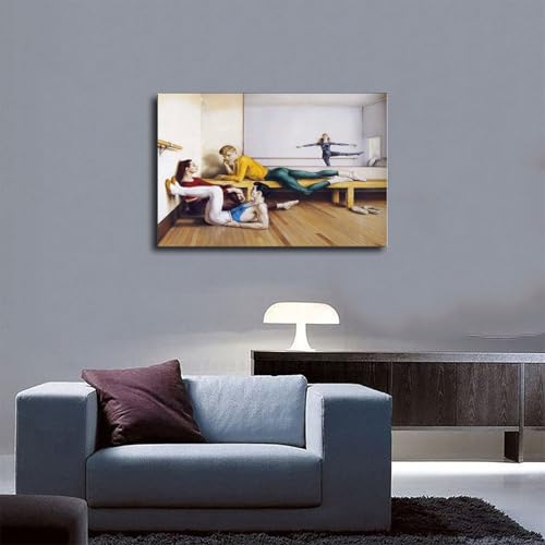 Impression sur toile haute définition Reflection par Paul Cadmus - 5