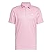 adidas Men's Mens CORE Allover Print Polo Shirt, Pure Ruby/White, XL