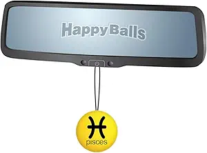 HappyBalls Pisces Zodiac Birth Sign Car Rear-View Mirror Hanger Auto Accessory