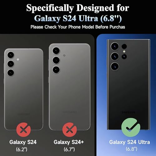 Image of HPTech Camera Lens Protector for Samsung Galaxy S24 - 9H Tempered Glass, HD Clarity, Anti-Scratch, Ultra Clear, Fingerprint Resistant, Easy Installation (Pack of 1)