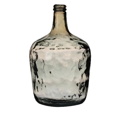 Natural Living Lady Jean Vase 10L Amber Recycle Glass Diameter 24.5 cm x Height 40 cm