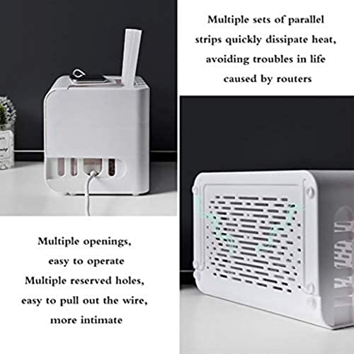 Support de routeur WiFi mural et étagère boîtier TV discret - 8
