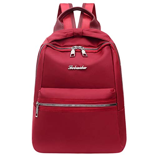 Haluoo Women Large Capacity Multi Pocket Waterproof Backpack,Students School Bookbag Casual Daypack Laptop