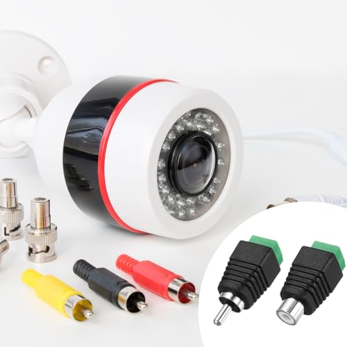 Adaptador RCA macho a hembra sin soldadura 6 unidades miniatura 6