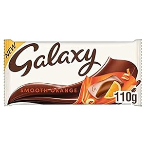 Galaxy Chocoladereep, Soepele Oranje, 110g