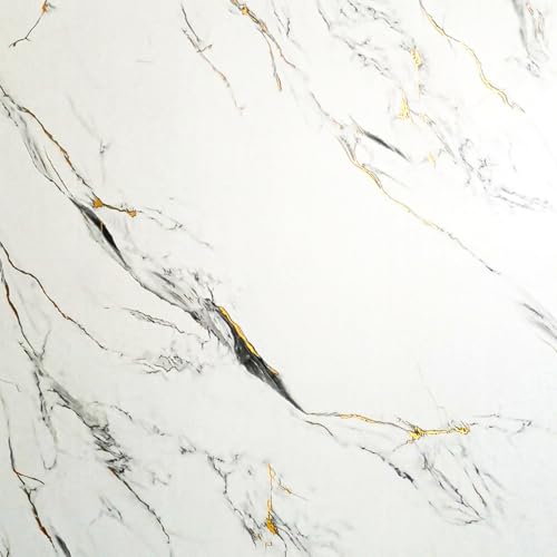 Nes Home PVC Wall Panel Calacatta Marble Gold 1000mm x 2400 mm x 10mm