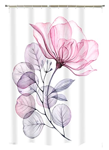 Popular Bath Color Leilani Duschvorhang, Blumenmuster, 178 x 183 cm Cover
