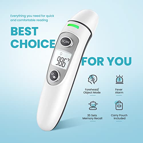 Goodbaby Forehead Thermometer For Adults, Digital Infrared Thermometer For Baby And Kids, Touchless Thermometer For Fever With Lcd Screen thumb #1