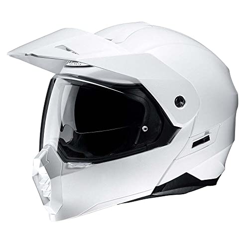 HJC C80 Flip Front Motorcycle Helmet White