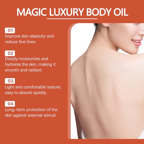 Aureva-Magic Body Oil, 2 Stück, straffendes Körperöl, für Gesäß, Bauch, Oberschenkel und Arme