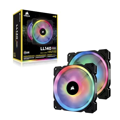 LL140 RGB Ventola da 140 mm, Dual Light Loop RGB LED PWM, Confezione Doppia con Lighting Node PRO - Sistema di raffreddamento - Immagine 7