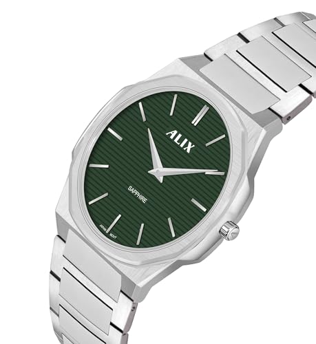 Image of ALIX AL2913 Men's Waterproof Multifunctional Stainless Steel Strap Quartz Analog Watch