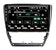Autoradio für Skoda Octavia 2004/2014 Grau Android GPS Bluetooth WiFi USB DAB+ Touchscreen 10-Zoll 8core Carplay AndroidAuto