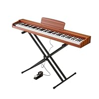 電子ピアノ 88鍵盤 木製 ピアノ スタンド一体型 DREAM音源 MIDI対応 Amazon | Yumcute 電子ピアノ 88鍵盤 木製 スタンド付き 日本語
