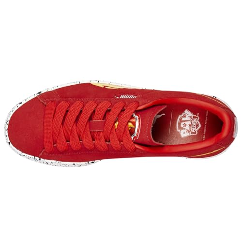 PUMA Kids Boys Patrol X Marshall Suede Lace Up Sneakers Shoes Casual - Red - Size 5.5 M4