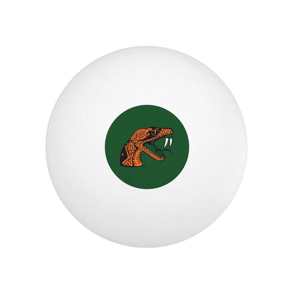 GRAPHICS & MORE Florida A&M University Primary Logo Novelty Table Tennis Ping Pong Ball 12 Pack with Storage Bag
