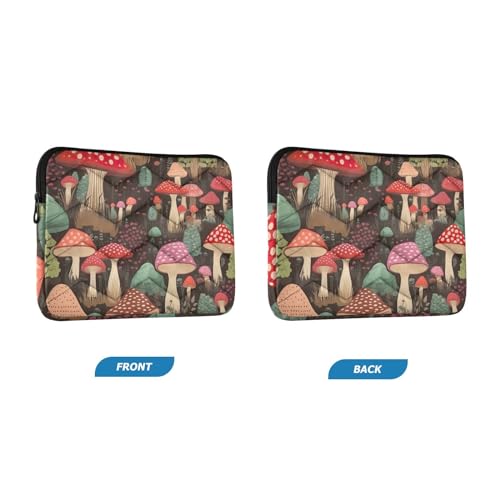 Funda para portátil 13-14 pulgadas impermeable con patrón de hongos miniatura 2