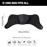 WTACTFUL Balaclava Half Face Mask for Men Women Windproof Warm Thermal Breathable for Skiing Snowboarding Motorcycle Cycling Hiking Winter Outdoor Sports 2pcs-Black #1 - Image 9