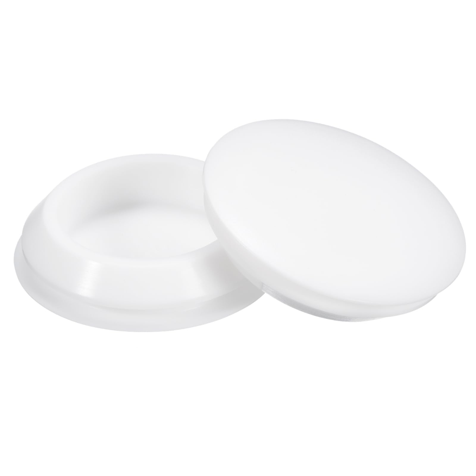 uxcell 3Pcs Silicone Plugs, Rubber Round Snap in Locking Hole Plugs for 35-38mm Hole, Hole Stoppers Waterproof Hole Plug for Metal Tube, Furniture End