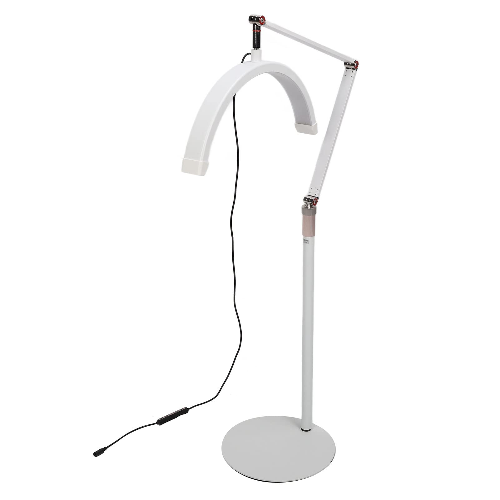 Lampada Half Moon, Lampada Half Moon Beauty 110V-240V Altezza Regolabile 10 Ingranaggi 3 Temperatura Colore per Tatuaggio Oscurante (Spina UE)