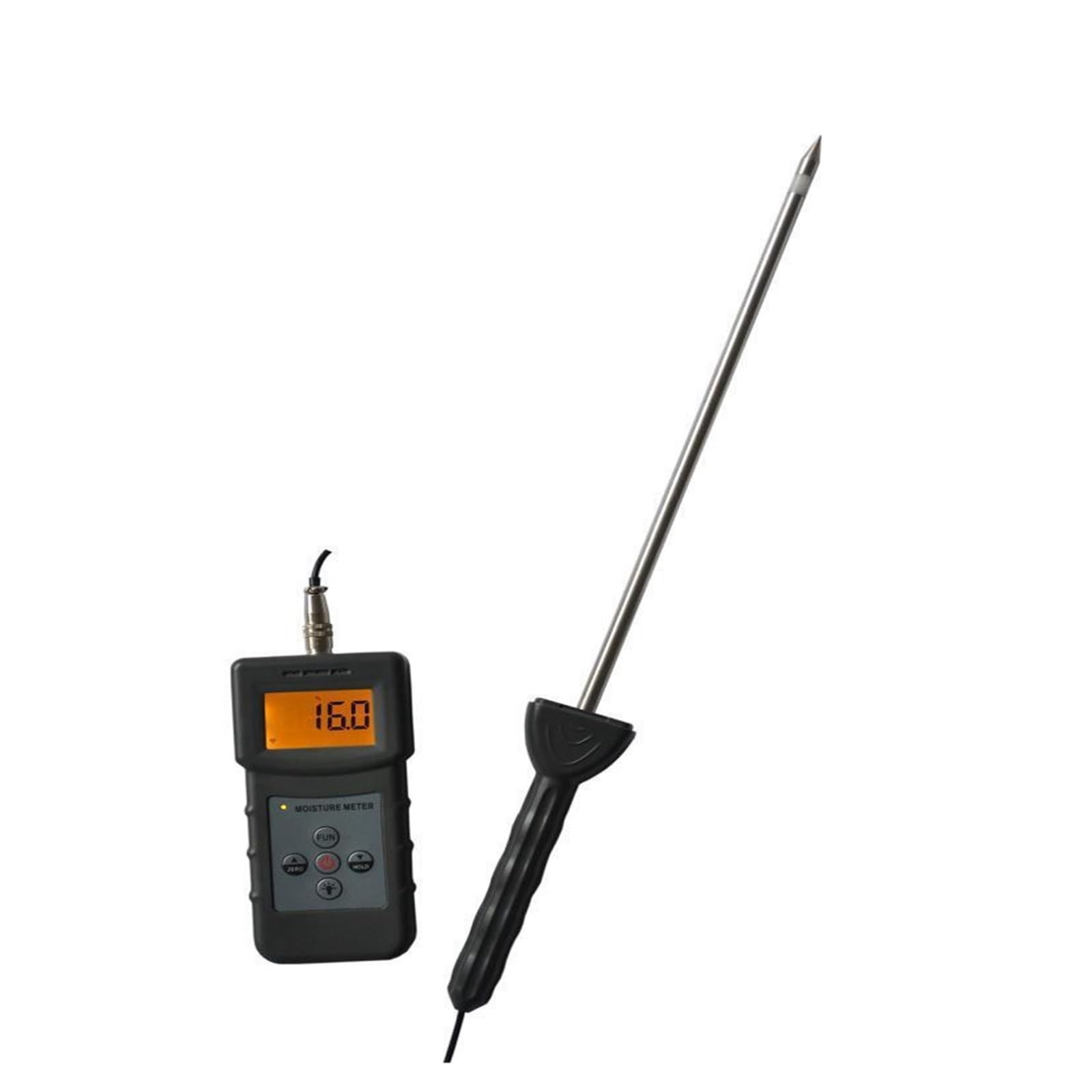 CVFRDD Moisture Meter Gypsum Powder Moisture Meter, Concrete Content Detector, LCD Screen Display, Measuring Range 0-50%, Accuracy 0.1