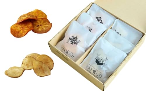リリオンテ やまと果らり アソート 6袋 [箱入り]/ 野菜チップス お菓子 クラフトチップス 無添加 無着色 お菓子 ポテチ 手土産 ギフト 手提げ付 奈良県 宇陀市
